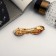 Hair hairpin "Versalya" 6.5 cm, gold