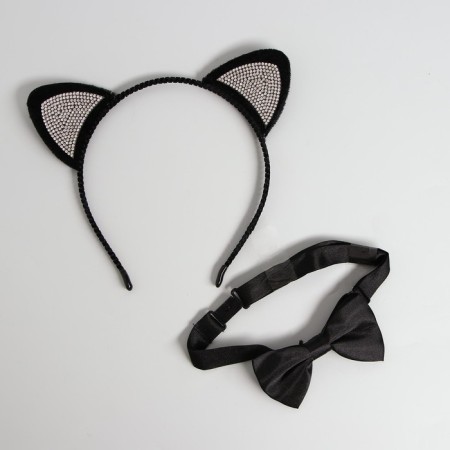 Carnival set adult "Stylish cat" (rim-shuser+ butterfly)-3
