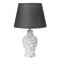 Board lamp "Vlasta" E14 40W White-black 23x23x36 cm Risalux