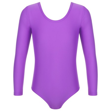 A swimsuit for gymnastics and dancing Grace Dance, p. 42, purple color-1