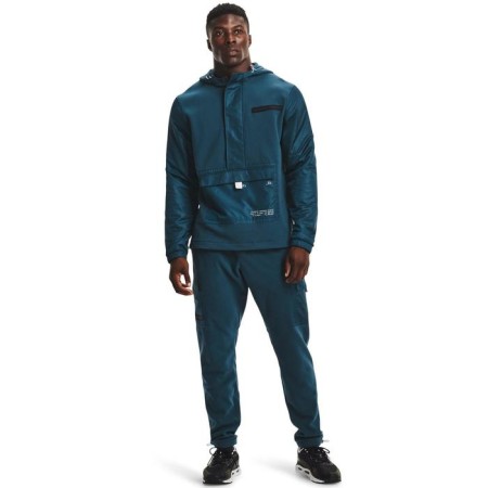 Longslewed male UA CGI Utility 1/2 ZIP JCKT, size 46-48 (1366199-413)-2