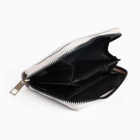 Women's wallet NK, 12x8 cm, gray color-5