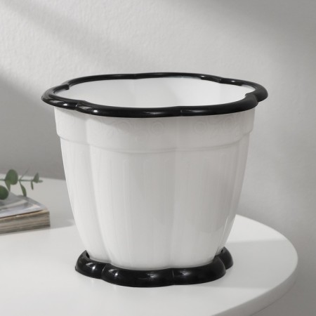 Pot with the pallet "delight", 1.5 l, the color is white-1