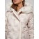 Coat insulated winter female, size 46, beige color