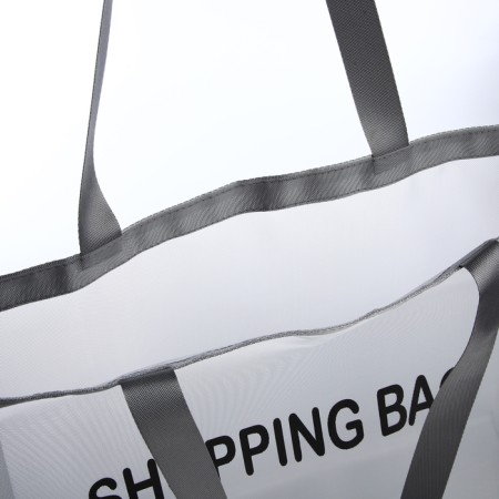 Household bag without fastening, gray color-2