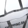 Household bag without fastening, gray color
