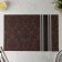 Serving napkin on the Tenzel table, 45 × 30 cm, brown color