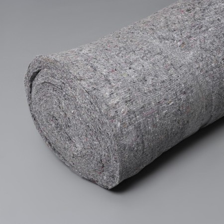 Non -woven canvas, 2.5 mm, gray, width 150 cm, 50 mp, density 180 g/m2
