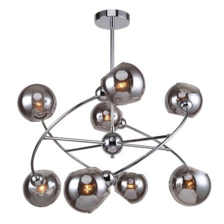 Rimula chandelier, 8x40W E14, chromium color-1