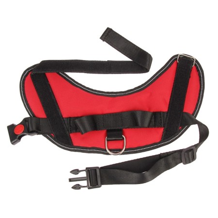 C9 harness is soft reflective, size m, og 55-65 cm, weight 11-20 kg, red-6