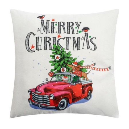 Czech on the pillow of Ethel "Happy Christmas!" 40 x 40 cm, 100% p/e