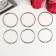 Ring for creativity (for photo albums) "silver" int. D = 5.5 cm external. D = 6 cm