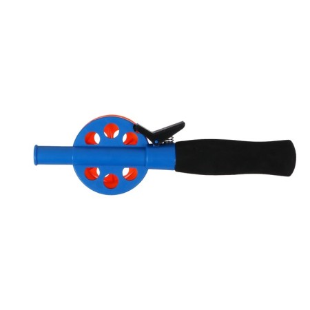 Winter fishing rod, neoprene pen, length 33 cm, orange color, HFB-34-3