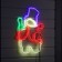 Neon figure "Snowman", 48 × 60 cm, 448 LED, 220 V, glow warm white/blue/green/red