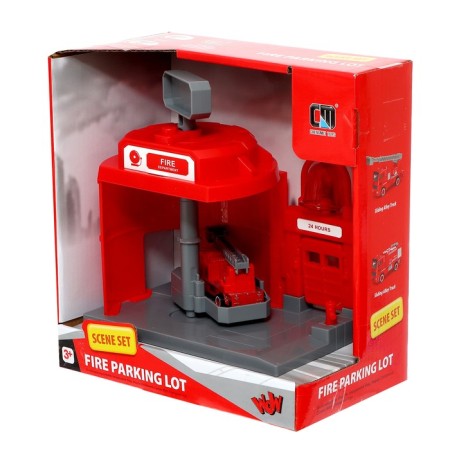 Parking "Firefight", with a rise, the machine drops off the button, the bell calls, mix-15