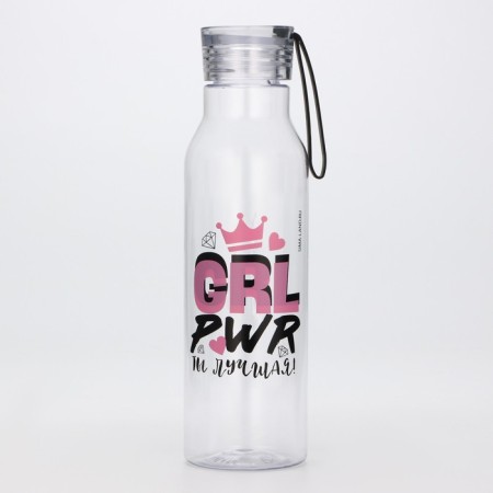 Water bottle GRL PWR, 600 ml-1
