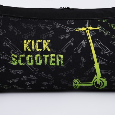 Children's sports bag for the boy "Scooter", 40x21x24cm, black color-3