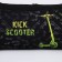 Children's sports bag for the boy "Scooter", 40x21x24cm, black color