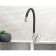 Kitchen mixer "RMS" SUS126BL-016F, flexible spout, one-leaf, black/satin
