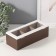 Casket wood 3 divisions "tree" 9.6x23.7x7 cm