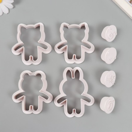 Cathers for polymer clay "Beast and Muzzle" set 8 pcs