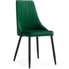 STULL OF A METAL CARCAS CORN Metal/velor, black/green 49x60x95 cm