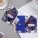Postcard "Dear Teacher!" embossing, congruen, globe, blue background, 12.5x19.4 cm