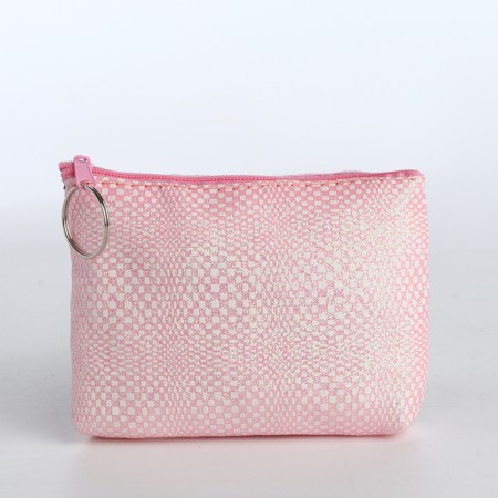 Women's wallet with lightning, pink color-1