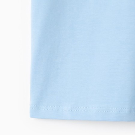 Set for a boy (T-shirt, shorts) minku color-blue/gray, height 152-8