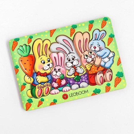 Mini-Pazle "Hare Family"