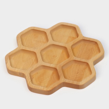 ADELICA Mengitsa "Sot", 7 sections, D = 27 × 1.8 cm, birch-6