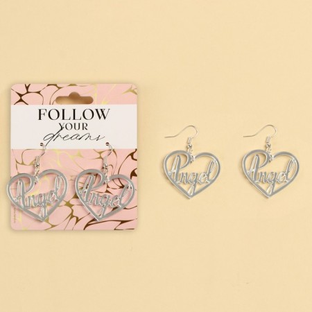 Angel earrings 6 x 9 cm