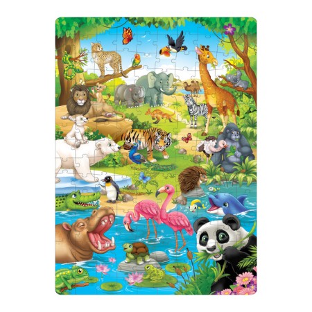 Children's puzzle "Funny Zoo"-1
