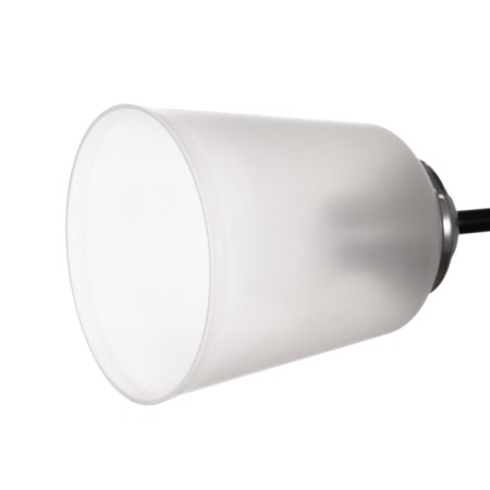 Luer "Ray" (cylinder) 2x15W E27 Model: BR 00245 Black/Transparent-4