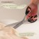 Cutty, heat -resistant handles, 8.9 ", 22.8 cm, black color