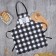 Apron "Dolyana" Best Man Black 70x60 cm, Rogozhka, 100% HL, 160g/m2