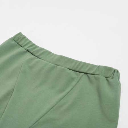 Women's shorts Minaku: Basic Line, olive color, size 42-6