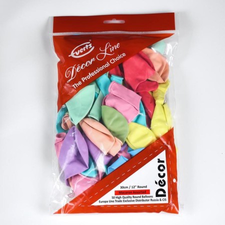 Shar Latex 12 ", pasta, set 50 pcs., Mix-1