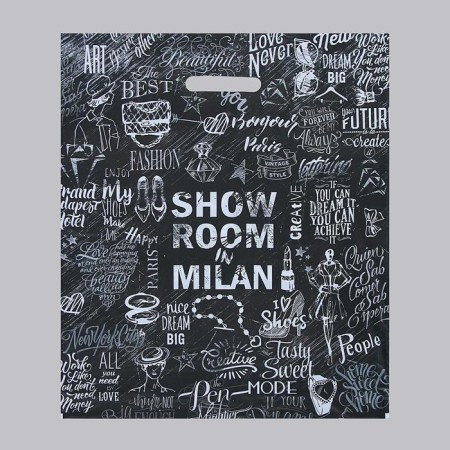 Package "Show Rum", plastic with a cut pen, 45 μm 40 x 47 cm
