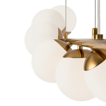 Suspended lamp Freya Fr5199PL-08BS1 Zing, 1040x130x1200 mm, E27, 8x60W, brass color-4