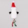 Soft toy for dogs "Snowman with a rope" with a squeak, 39 x 13 cm