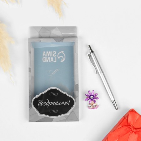 Gift set 2v1 (pen, brooch) mix