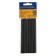 Glue rods tundra, 7 x 100 mm, black, 6 pcs.