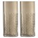 Set of high glasses, brown color, 400 ml