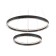 LED LED SUSCOUSE AMBRELLA LIGHT, LINETECH, FL5865, LED, 45 W, 3600LUM, 3000-6400K, black color black