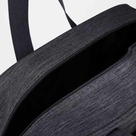 Road bag with lightning, external pocket, long belt, gray color-2