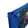 Folder for notebooks A5, 245 x 230 x 80 mm (extra capacity), zipper from above, "hockey players", (voluminous 3D risun with a metallic effect), laminated cardboard/textiles
