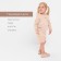 Kidsa (sweatshirt, shorts) minku, beige color, height 86-92 cm