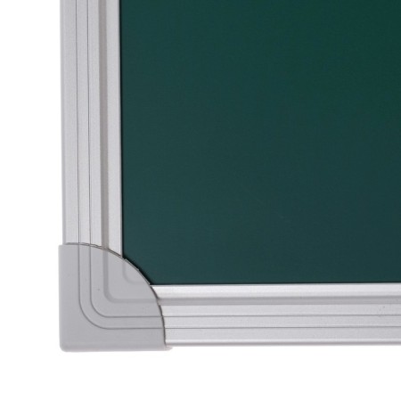 Magnetic-mail board 100x150 cm, green, calligrata standard, in an aluminum frame, with a shelf-3