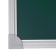 Magnetic-mail board 100x150 cm, green, calligrata standard, in an aluminum frame, with a shelf